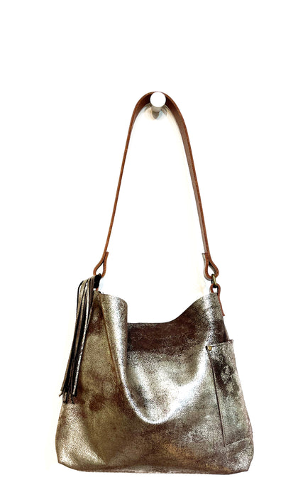 *NEW* Foxy Hobo Brown Platinum