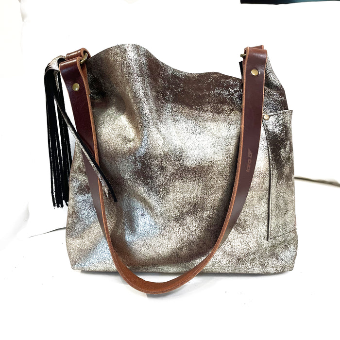 *NEW* Foxy Hobo Brown Platinum