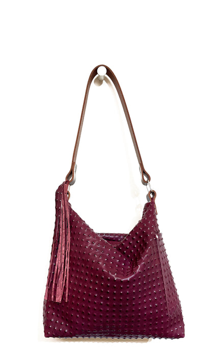 *NEW* Foxy Hobo Burgundy Dot