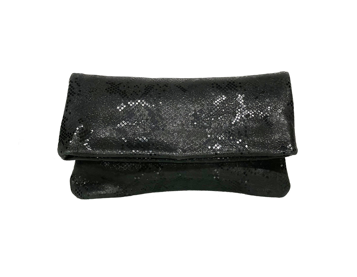 Stone Clutch Bag With Smooth Finish